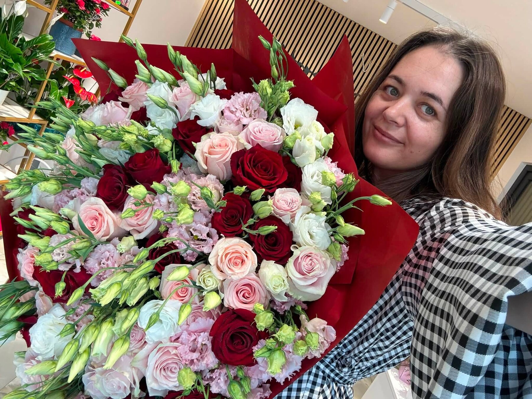 Buchet realizat la Florăria FloroSenti